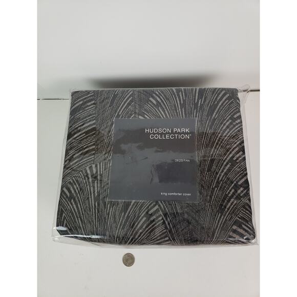 Hudson Park Deco Fan King Duvet Cover New | eBay Hudson Park Collection King comforter cover Deco Fan New in Package